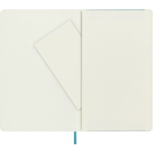 Notes MOLESKINE L (13x21 cm) w linie, miękka oprawa, reef blue, 192 strony, niebieski-249980