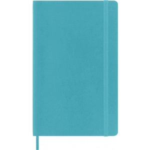 Notes MOLESKINE L (13x21 cm) w linie, miękka oprawa, reef blue, 192 strony, niebieski-249981