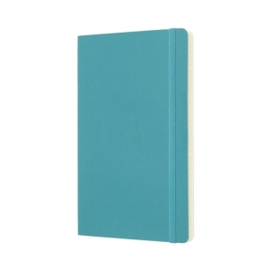Notes MOLESKINE L (13x21 cm) w linie, miękka oprawa, reef blue, 192 strony, niebieski-249984