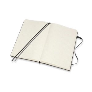 Notes MOLESKINE Classic L (13x21cm) w kratkę, twarda oprawa, 400 stron, czarny-249991