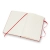 Notes MOLESKINE Classic L (13x21cm) w kratkę, twarda oprawa, 240 stron, czerwony-249667