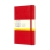Notes MOLESKINE Classic L (13x21cm) w kratkę, twarda oprawa, 240 stron, czerwony