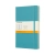 Notes MOLESKINE Classic L (13x21 cm) w linie, twarda oprawa, reef blue, 240 stron, niebieski