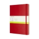Notes MOLESKINE Classic XL (19x25 cm) gładki, twarda oprawa, 192 strony, czerwony