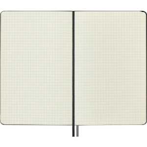 Notes MOLESKINE Classic L (13x21cm) w kratkę, twarda oprawa, 400 stron, czarny-250003