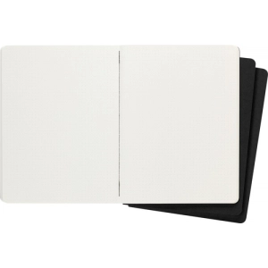 Zestaw 3 Zeszytów MOLESKINE Cahier Journals XL (19x25cm) w kropki, 120 stron, czarny-250004