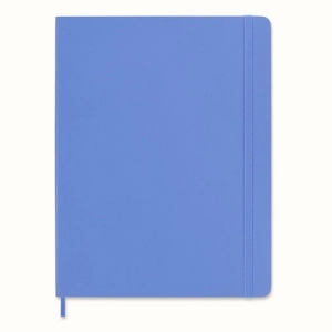 Notes MOLESKINE Classic XL (19x25 cm) w linie, miękka oprawa, hydrangea blue, 192 strony, niebieski-250019