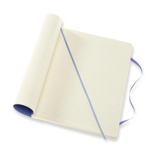 Notes MOLESKINE Classic XL (19x25 cm) w linie, miękka oprawa, hydrangea blue, 192 strony, niebieski-250021