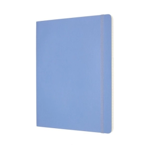 Notes MOLESKINE Classic XL (19x25 cm) w linie, miękka oprawa, hydrangea blue, 192 strony, niebieski-250024