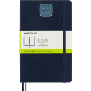 Notes MOLESKINE Classic L (13x21 cm) gładki, miękka oprawa, sapphire blue, 400 stron, niebieski-250032