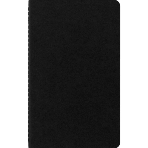 Zestaw 3 Zeszytów MOLESKINE Cahier Journals L (13x21cm) w kratkę, 80 strony, czarny-250045