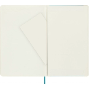 Notes MOLESKINE L (13x21 cm) gładki, miękka oprawa, reef blue, 192 strony, niebieski-250077