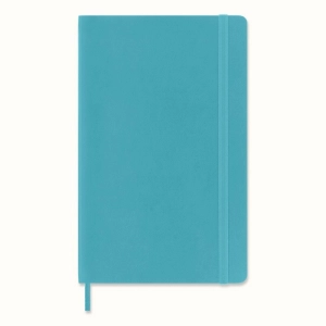 Notes MOLESKINE L (13x21 cm) gładki, miękka oprawa, reef blue, 192 strony, niebieski-250078