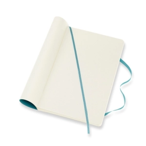 Notes MOLESKINE L (13x21 cm) gładki, miękka oprawa, reef blue, 192 strony, niebieski-250082