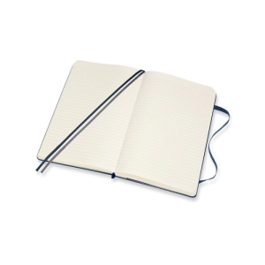 Notes MOLESKINE Classic L (13x21 cm) w linie, twarda oprawa, sapphire blue, 400 stron, niebieski-250088