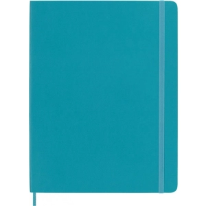 Notes MOLESKINE XL (19x25 cm) w linie, miękka oprawa, reef blue, 192 strony, niebieski-250100