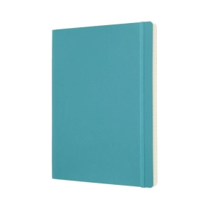 Notes MOLESKINE XL (19x25 cm) w linie, miękka oprawa, reef blue, 192 strony, niebieski-250104