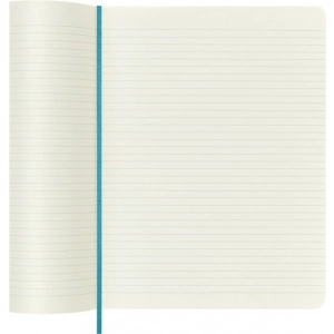 Notes MOLESKINE XL (19x25 cm) w linie, miękka oprawa, reef blue, 192 strony, niebieski-250106