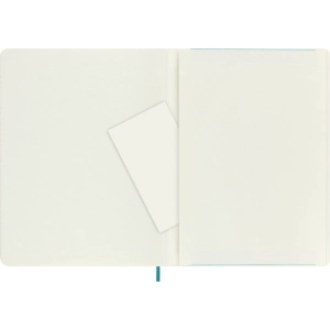 Notes MOLESKINE XL (19x25 cm) w linie, miękka oprawa, reef blue, 192 strony, niebieski-250107