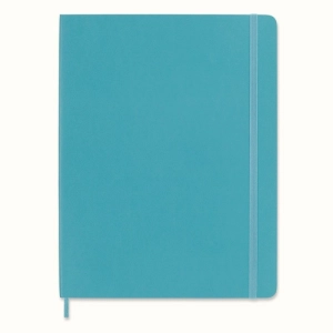 Notes MOLESKINE XL (19x25 cm) w linie, miękka oprawa, reef blue, 192 strony, niebieski-250110