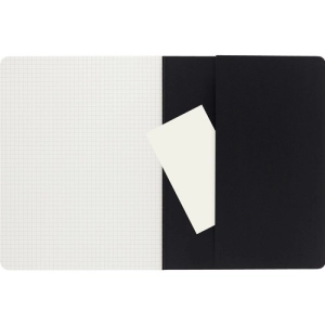 Zestaw 3 Zeszytów MOLESKINE Cahier Journals XL (19x25cm) w kratkę, 120 stron, czarny-250123