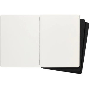 Zestaw 3 Zeszytów MOLESKINE Cahier Journals XL (19x25cm) gładki, 120 stron, czarny-250136