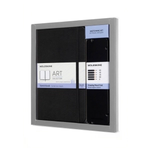 Zestaw MOLESKINE Sketchbook L + zestaw ołówków