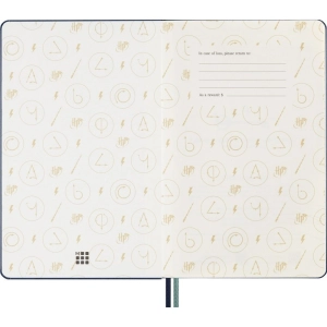 Notatnik MOLESKINE Harry Potter Patronum 2024, 13x21cm, w linie, edycja limitowana-250150