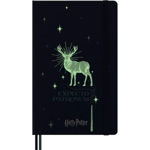 Notatnik MOLESKINE Harry Potter Patronum 2024, 13x21cm, w linie, edycja limitowana-250155