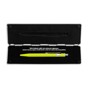 Długopis CARAN D'ACHE 849 Pop Line Fluo M w pudełku żółty-250957