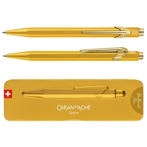 Długopis CARAN D'ACHE 849 Goldbar M w pudełku złoty-250966