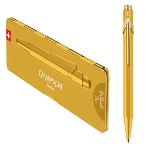 Długopis CARAN D'ACHE 849 Goldbar M w pudełku złoty-250969