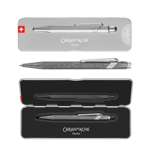 Długopis CARAN D'ACHE 849 Original M w pudełku srebrny-250979