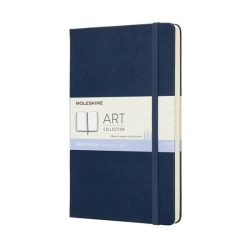 Szkicownik artystyczny MOLESKINE L (13x21cm), szafirowy, twarda oprawa, 104 strony, niebieski