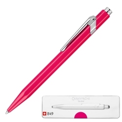 Długopis CARAN D'ACHE 849 Pop Line Fluo M w pudełku fioletowy-634630