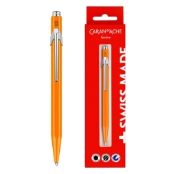 Długopis CARAN D’ACHE 849 Gift Box Fluo Line Orange pomarańczowy