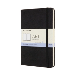 Szkicownik artystyczny MOLESKINE M (11,5x18 cm), twarda oprawa, 88 stron, czarny