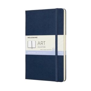 Szkicownik artystyczny MOLESKINE L (13x21cm), szafirowy, twarda oprawa, 104 strony, niebieski