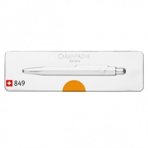 Długopis CARAN D'ACHE 849 Pop Line Fluo M w pudełku pomarańczowy-251226