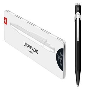 Długopis CARAN D'ACHE 849 Pop Line Fluo M w pudełku czarny-251262
