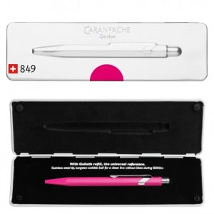 Długopis CARAN D'ACHE 849 Pop Line Fluo M w pudełku fioletowy-251337