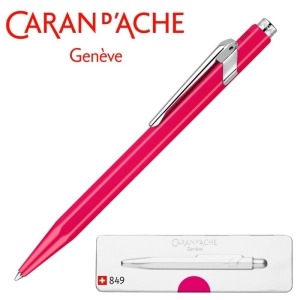 Długopis CARAN D'ACHE 849 Pop Line Fluo M w pudełku fioletowy-251338