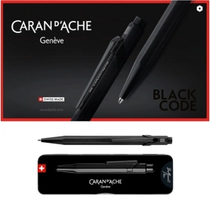 Długopis CARAN D'ACHE 849 Black Code M w pudełku czarny-251479