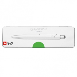 Długopis CARAN D'ACHE 849 Pop Line Fluo M w pudełku zielony-251491