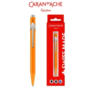 Długopis CARAN D’ACHE 849 Gift Box Fluo Line Orange pomarańczowy-251519
