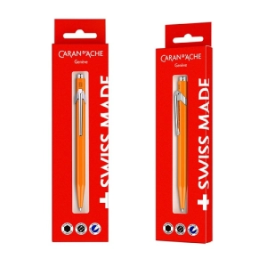Długopis CARAN D’ACHE 849 Gift Box Fluo Line Orange pomarańczowy-251521