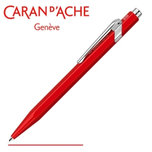 Długopis CARAN D'ACHE 849 Classic Line M czerwony z czerwonym wkładem-251743