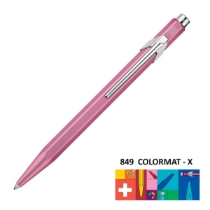 Długopis CARAN D'ACHE 849 Colormat-X M różowy-252837