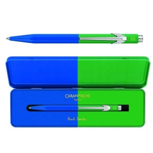 Długopis CARAN D'ACHE 849 Paul Smith Edycja 4 M w pudełku Cobalt/Emerald-253449