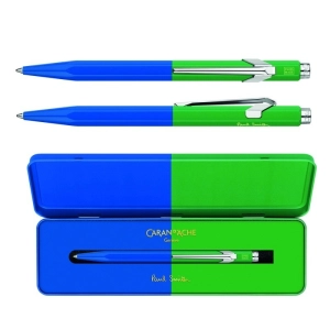 Długopis CARAN D'ACHE 849 Paul Smith Edycja 4 M w pudełku Cobalt/Emerald-253450